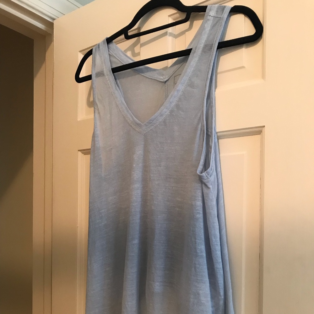 We The Free Free People Light Blue Tank Size M